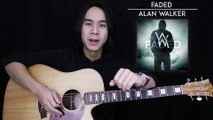 Faded Guitar Tutorial - Alan Walker Guitar Lesson Tabs   Chords   Guitar Cover