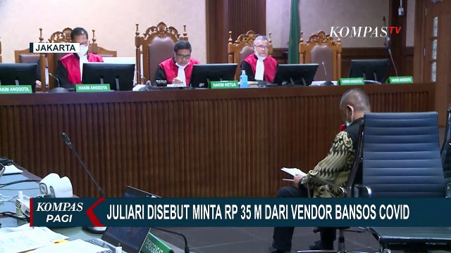 Juliari Batubara Disebut Minta Rp 35 M dari Vendor Bansos Covid-19
