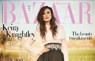Keira Knightley went trampolining in a Chanel gown