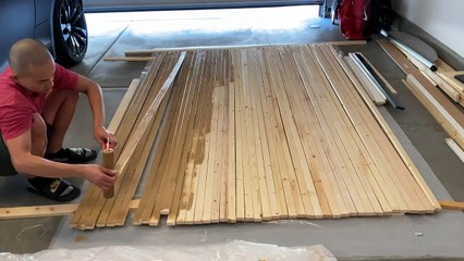 Easy Accent Wood Slat Wall Diy