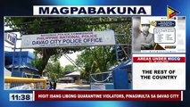 Higit isang libong quarantine violators, pinagmulta sa Davao City