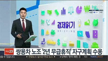 쌍용차 노조 '2년 무급휴직' 자구계획 수용