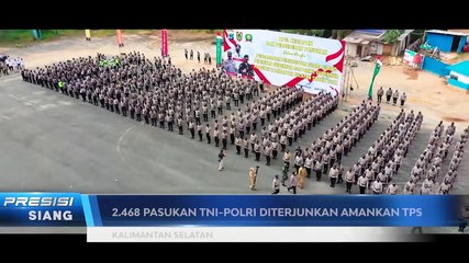 Polda Kalsel Gelar Apel Kesiapan Pasukan