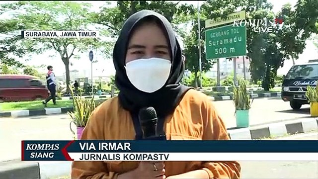 Pos Penyekatan Suramadu Dijaga Ketat, 24 Orang Positif Covid-19 Dibawa ke RS Lapangan Indrapura