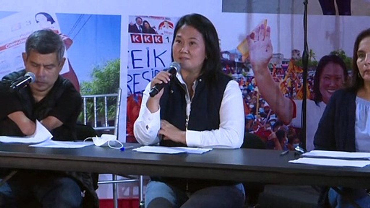 Castillo liegt bei Stichwahl in Peru knapp vorn - Fujimori erhebt Betrugsvorwürfe