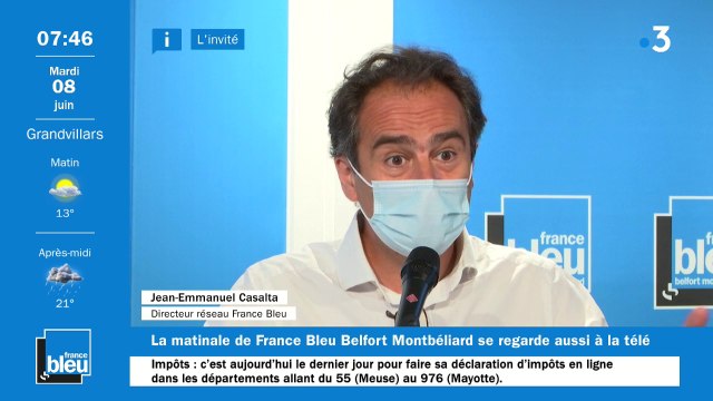 L'invité de France Bleu Belfort : Jean-Emmanuel Casalta, le directeur du réseau France Bleu