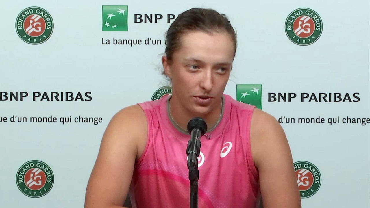 Roland-Garros 2021 - Iga Swiatek : Iga Swiatek, on the way to the double : "I don't take the lead with that (...) It's getting better and better with each match"