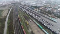 Bakü-Tiflis-Kars Demir Yolu Hattı'ndan taşınan yük miktarı 1 milyon tonu aştı