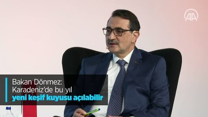 Bakan Dönmez: Karadeniz'de bu yıl yeni keşif kuyusu açılabilir