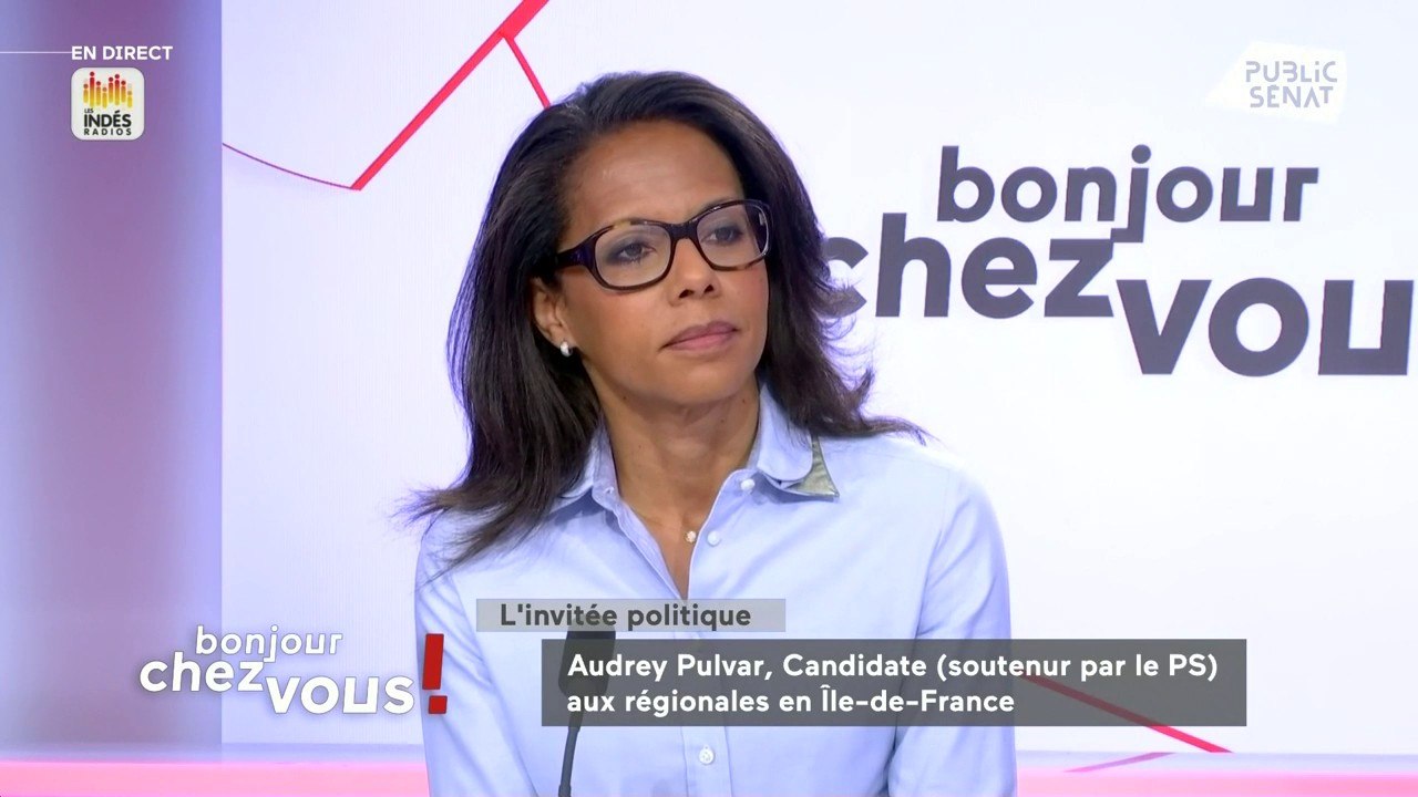 Audrey Pulvar : "Ma candidature aux Régionales est un référendum pour la gratuité des transports."