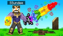 -OP- THANOS SWORD vs CREATIVE PLAYERS in Minecraft (Insane Craft)