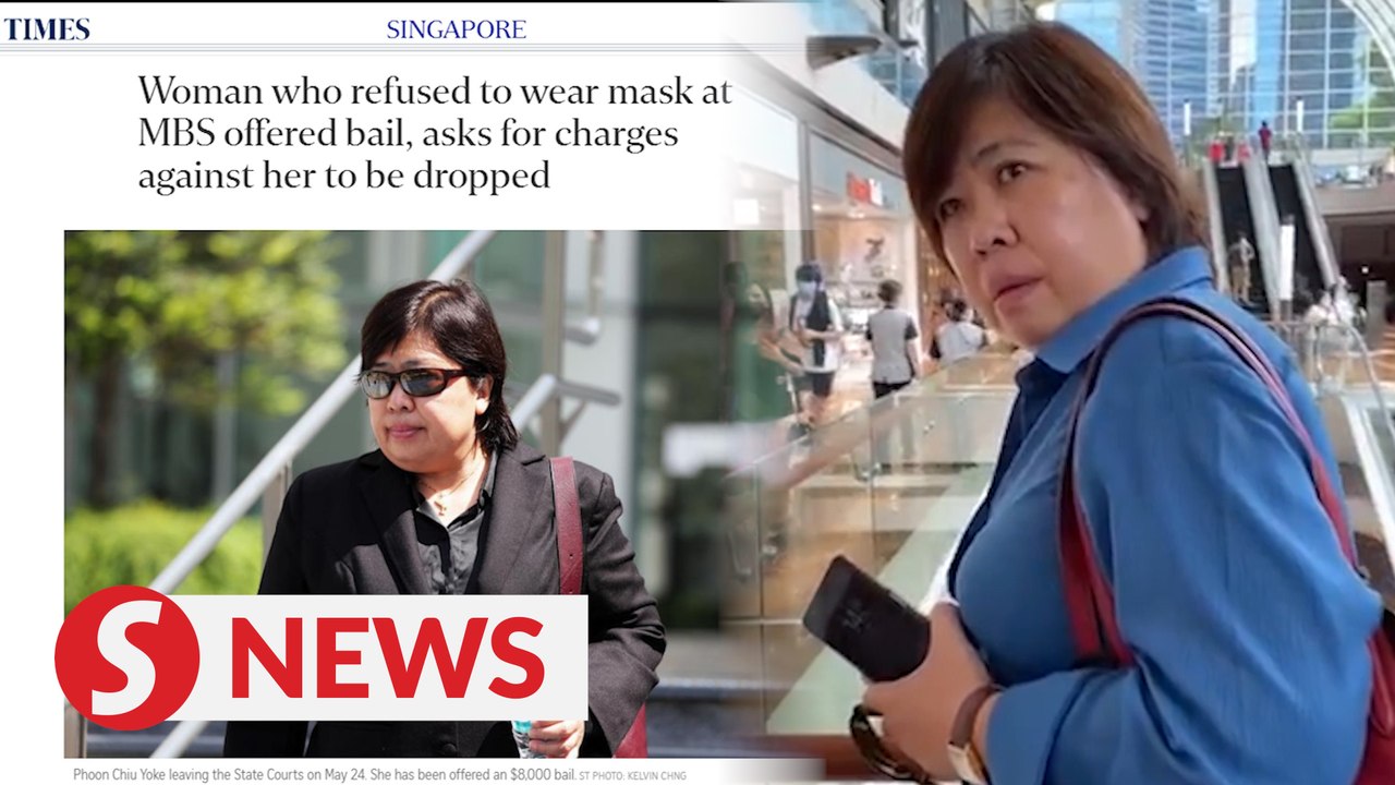 Singapore woman who refused to wear mask at MBS offered bail, asks for charges to be dropped
