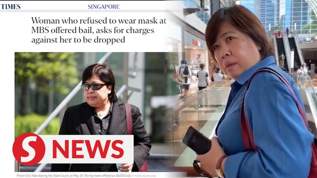 Singapore woman who refused to wear mask at MBS offered bail, asks for charges to be dropped