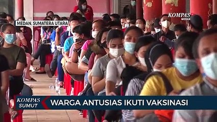 Descargar video: Warga Medan Antusias Ikuti Vaksinasi Massal