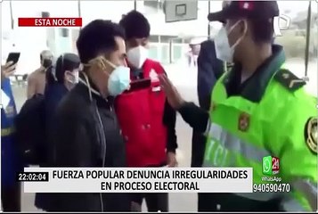 Keiko Fujimori denuncia irregularidades en proceso electoral