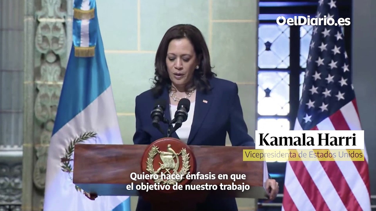 Kamala Harris, a los migrantes de Guatemala: "No vengan a Estados Unidos"