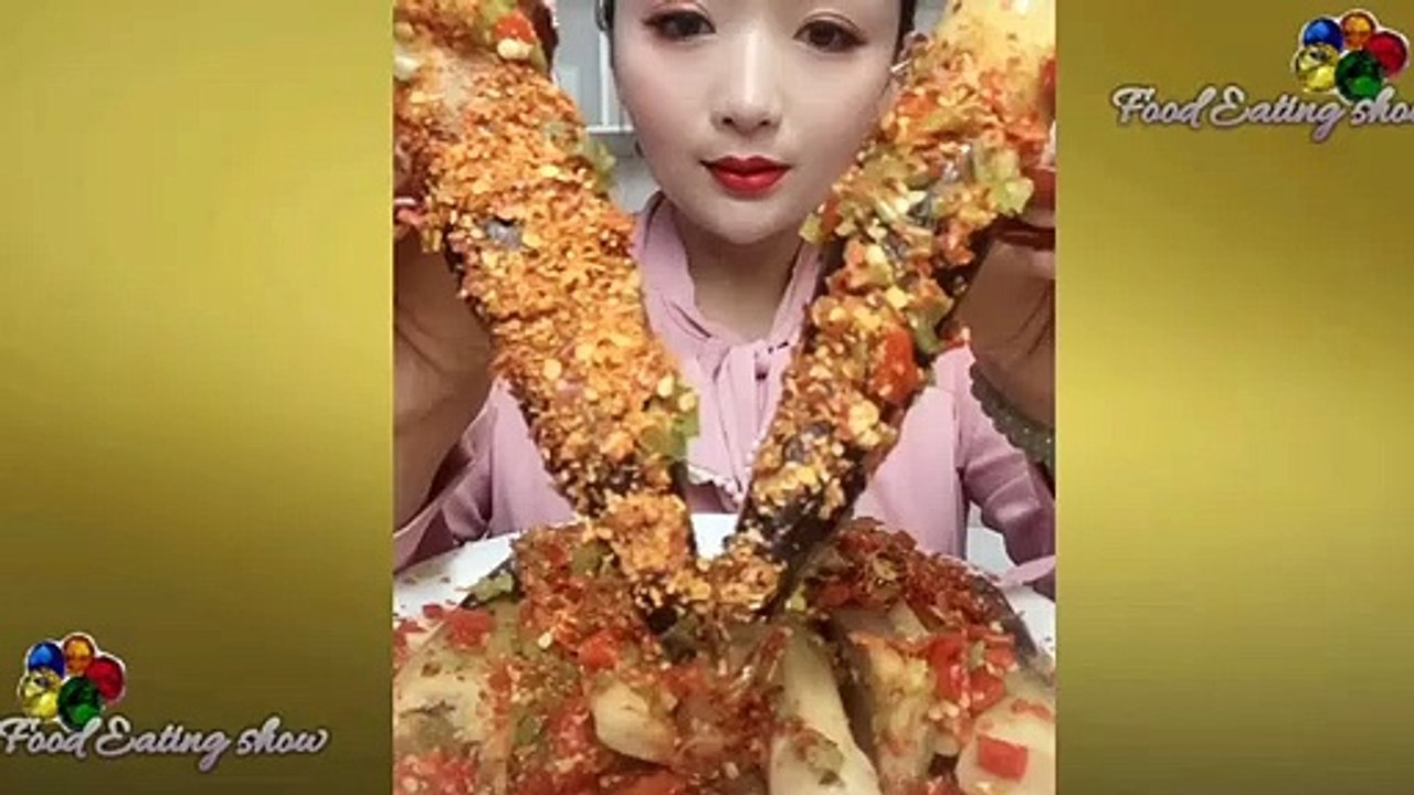 Chines Eating Show With Bamboo Spicy Chinese Mukbang/Asmr Eating#883