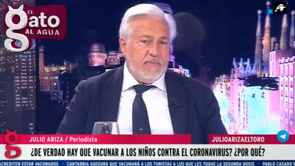 Julio Ariza razona en dos minutos los riesgos y beneficios de la vacuna del Covid en niños