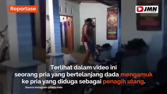 REPORTASE - WADUH! PRIA INI NGAMUK SAAT DITAGIH HUTANG, ANCAM DAN LEMPAR SEPEDAH KE PENAGIH