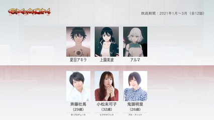 エクスアームの声優さんたちは、こんな顔！