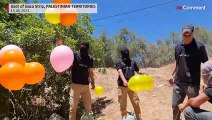 Activists fire incendiary balloons towards Israel, several arrested ahead of right-wing march