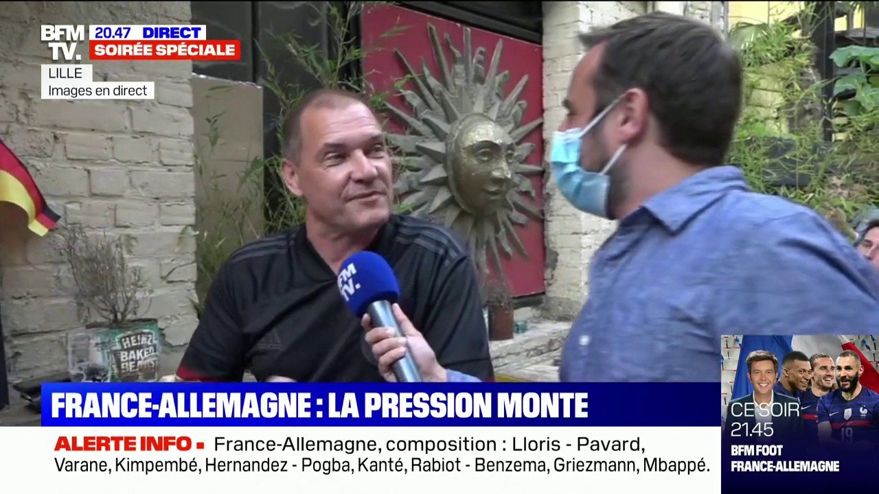 France/Allemagne: à quelques minutes du match, la terrasse de ce bar lillois est pleine