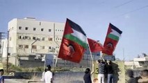 RAMALLAH - İsrail, Batı Şeria'da, Doğu Kudüs'teki 'Bayrak Yürüyüşü'nü protesto eden Filistinlilere müdahale etti