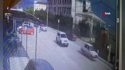 TIR dehşeti saniye saniye kamerada