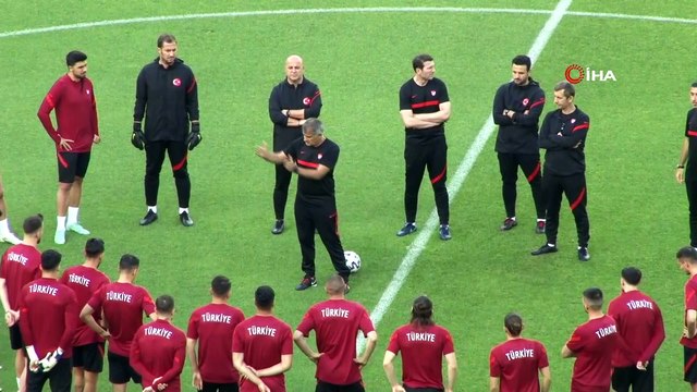 A Milli Takım, Galler maçı hazırlıklarını tamamladı