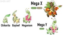 Pokémon Mega XY Evolutions All Starters (Gen 1)