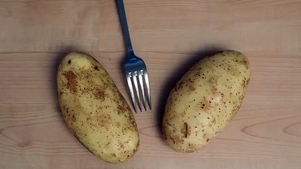 بطاطا مشوية بالبيض