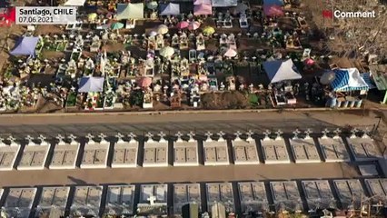 فيديو من الجوّ لمقبرة سانتياغو في تشيلي الممتدة على مساحة 85 هكتاراً مربعاً