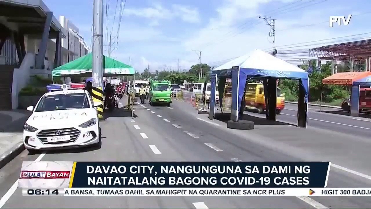 Davao city, nangunguna sa dami ng naitatalang bagong COVID-19 cases; Palasyo, iginiit na 'di dapat pagkumparahin ang Davao city at QC