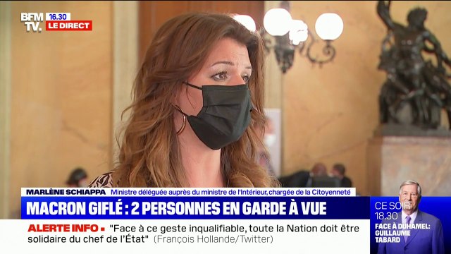 Marlène Schiappa: Quand le président de la République est agressé, c'est chaque Français qui reçoit un coup
