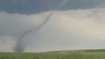 New homeowners shocked as tornado spins nearby