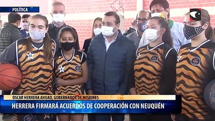 Herrera firmará acuerdos de cooperación con Neuquén