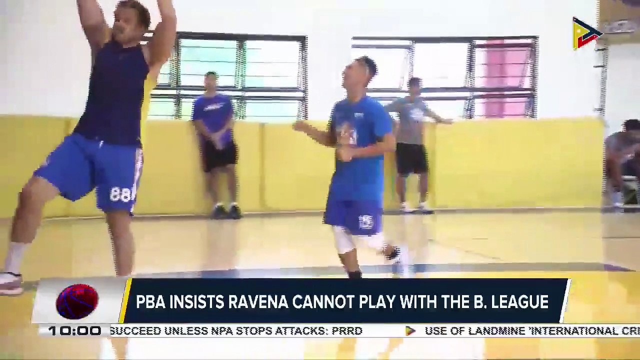 PBA insists Ravena cannot play with the B League