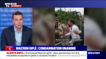 Emmanuel Macron giflé: pour Jordan Bardella, 