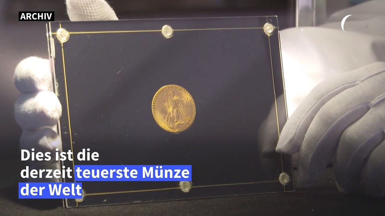 Rekord: US-Goldmünze für knapp 19 Millionen Dollar versteigert