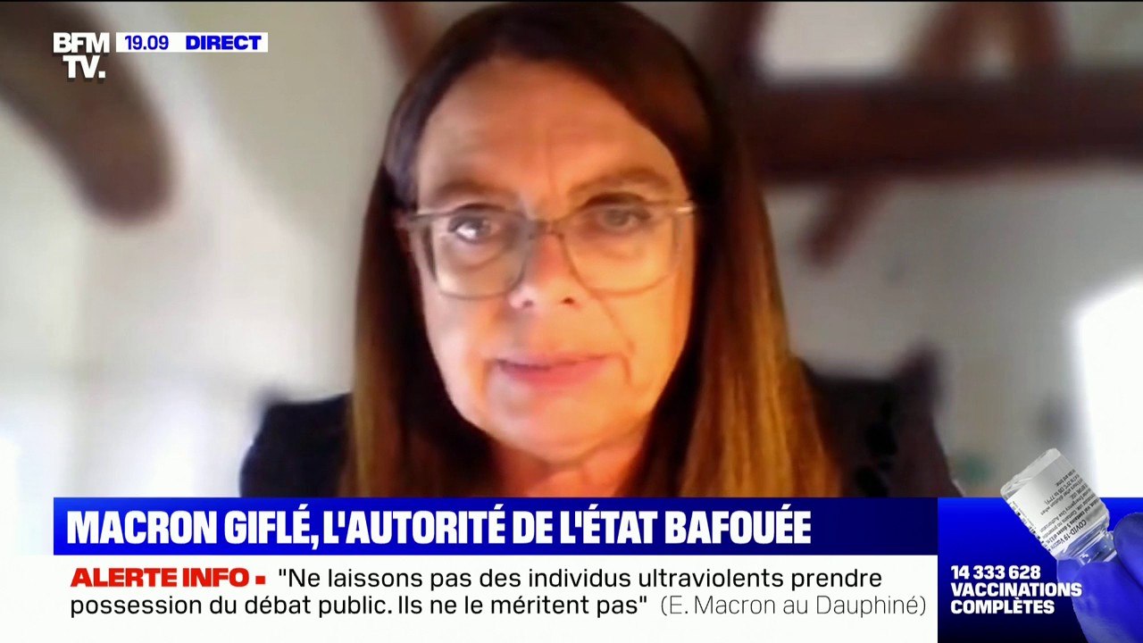 "Tout s'est passé très vite": Mireille Clapot, députée LaREM de la Drôme, raconte le moment où Emmanuel Macron a été giflé