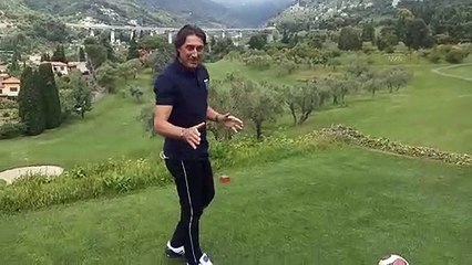 Il campione Diego Fuser a Sanremo per giocare a footgolf e promuovere il torneo di luglio