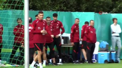 A Milli Takım hazırlıklarını sürdürdü