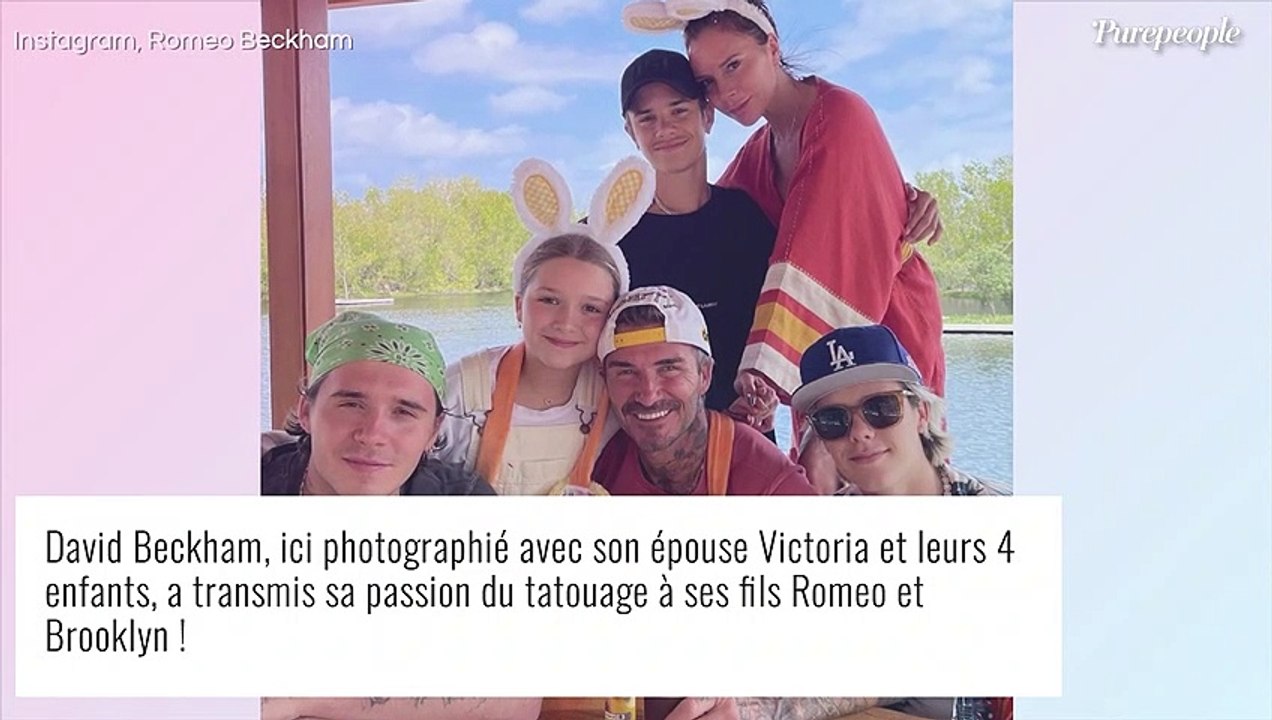 David et Victoria Beckham : Leur fils Romeo, amoureux, en camping avec sa chérie
