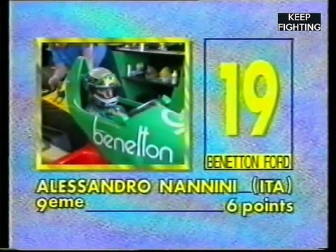 463 F1 11 GP Belgique 1988 P1