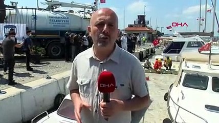 Çanakkale’de ilk gün denizden 17 ton müsilaj toplandı