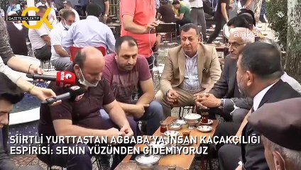 SİİRTLİ YURTTAŞ AĞBABA’YA İŞSİZLİKTEN DERT YANDI