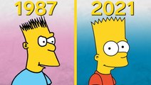How the look of 'The Simpsons' has changed over three decades of 2D animation
