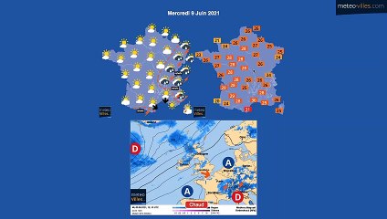 bulletin meteo du mardi 8 juin 2021