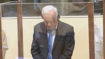 Ratificada la cadena perpetua para el 'carnicero de los Balcanes'