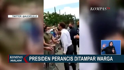 Viral Presiden Perancis Emmanuel Macron Ditampar Warga